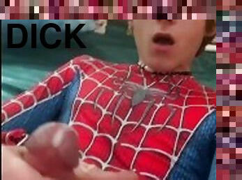 Tom Holland SpiderMan Porn Big Cock Tom Holland Dick Print bulge Huge cock Cumming leaks exposed