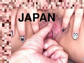 asiático, tetas-grandes, coño-pussy, amateur, japonés