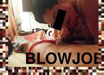 Hot Latina girl Blowjob His Tinder date When her mother was not around