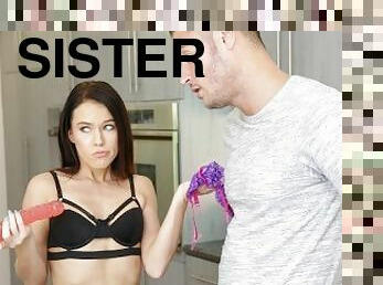 Slutty Little Stepsister Megan Rain Gets Busted Camming