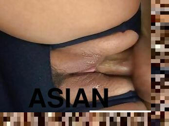 asiatisk, store-patter, skønheder, pikslikkeri, hardcore, japans, creampie, knepning-fucking, brunette