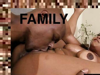 OUT OF THE FAMILY - She Has Her Pussy Destroyed By Her Overprotective Stepbrother's HUGE Cock