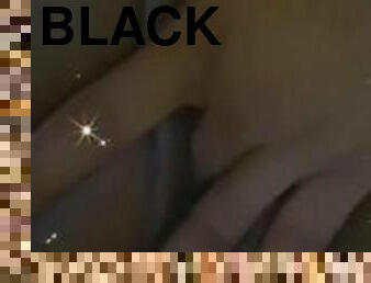 Black fingering fat pussy big clit