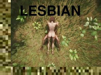 Video Game sex Conan Sexiles lesbians in the oasis