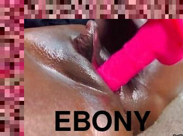 clítoris, enorme, orgasmo, squirting, negra-ebony, lesbiana, juguete, corrida-interna, consolador, chupando