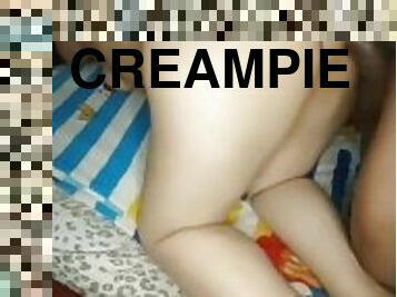 Mi primer creampie con mi amigo de la universidad