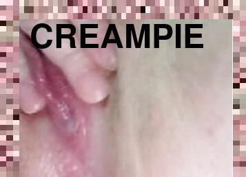 Play with my creampie