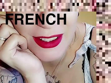ranskalainen, blondi, soolo, nöyryyttäminen, dominointi, tatuointi