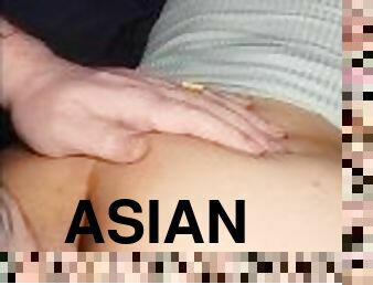 asiático, teta-grande, pai, estudante, anal, interracial, adolescente, hardcore, penetração-de-braço, chinesa