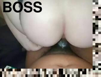 BOUNCING TILL BOSSMAN4KXXX CUMS IN MY PUSSY