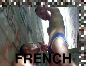 yougn french dude fucked in exhib cruisinfg forest by young police man