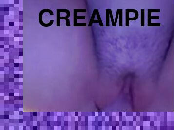 Quick fuck and creampie