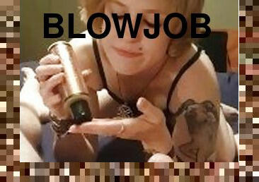 Blonde great blowjob skills pt 1