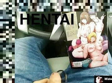 aasialainen, isot-tissit, masturbaatio, mälliotos, japanilainen, auto, eka-kerta, mälli, anime, hentai