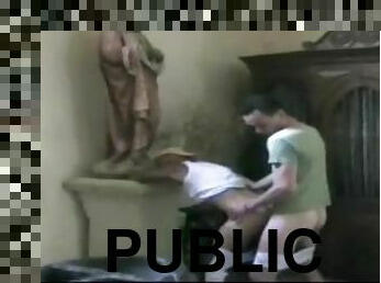 fuckedin public church by sexy young straight dude