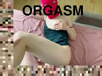 orgasmo, russo, esguincho, anal, gangue, penetração-de-braço, esperma, máscara