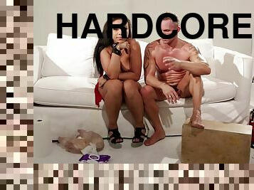 Guys and girls chat after shooting hardcore porn scenes