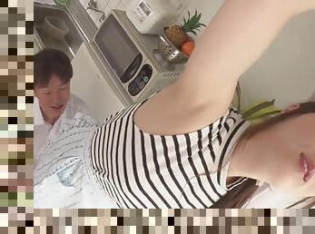 Japanese Sexy Maid With Hot Jeans Teasing Her Master To Fuck Her Pussy P1