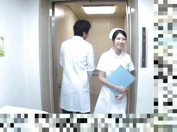 Cum in mouth ending for kinky Japanese nurse Sakamoto Sumire