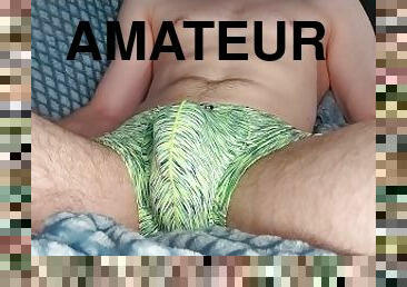 masturbácia, amatérske, sólo, vták, spodné-prádlo-underwear