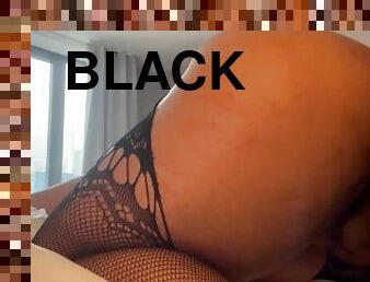 Fat Ass throws it back on Big Black Dick