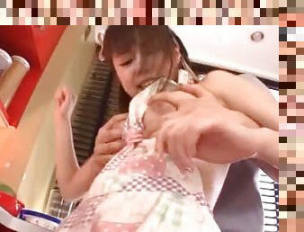 Japanese Housewife Fucked Hard In The Kitchen!