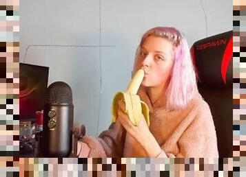 Banana Sucking ASMR