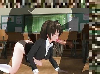 takaapäin, amatööri, suihinotto, pilluuntulo, kolmisin, kaksinpeli, anime, hentai, 3d, yhdyntä-penetrating