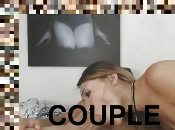 Young webcam couple puts on a great hardcore show