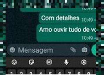 Esposa explorando pro corno deixar ela ir para o motel com o comedor, safada tá com o cu piscando