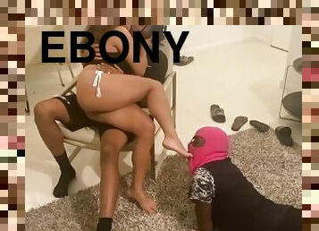 EBONY CUCKOLD FOOT WORSHIP