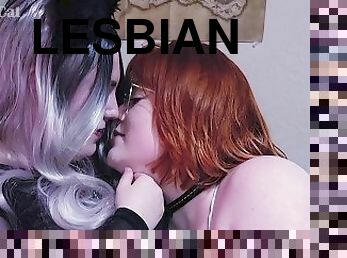 סטראפ-און, לסבית-lesbian, הומוסקסואל, עיסוי, נשים-בעל-גוף-גדולות, גינגי, לגמור, פילגש