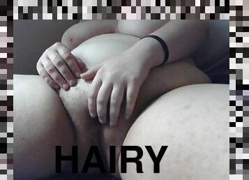Webcam Squirt Fun with Hairy BBW