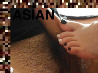 asiatiche, giapponesi, piedi, sperma, scopate, feticci, cinesi, coreane, lavoro-di-piedi, dita