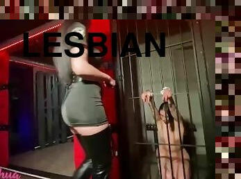 strapon, mėgėjai, mažulės, lesbietės, bdsm, pora, vergas, fetišas, lateksas, valdovė