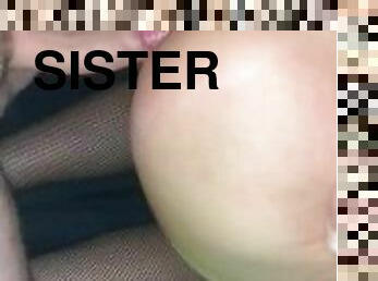 Fucking step sister doggy style while parents in the next room