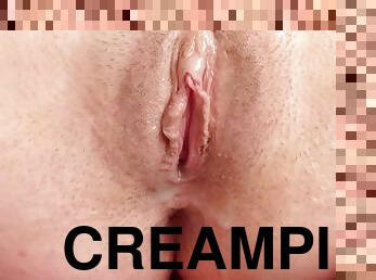 amatör, brudar, cumshot, hardcore, creampie, pov, knullande, brunett, små-bröst