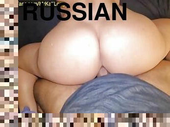POV Pawg Russian Creaming on BBC doggystyle