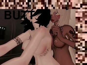 VIPSluts - Sexy house FUTA DOM fucking SUB PET