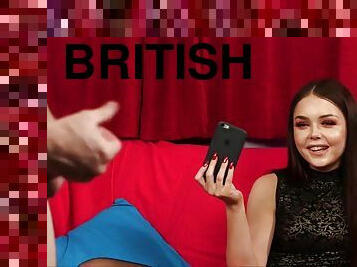 Stockings british voyeur enjoys private show