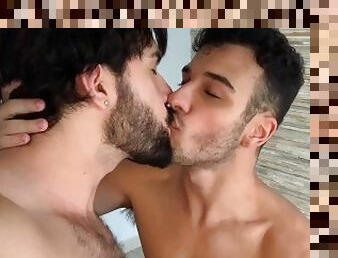 masturbation, amatör, gay, gruppsex, brasilien, juckande, kyssar, twink, verklighet, kuk
