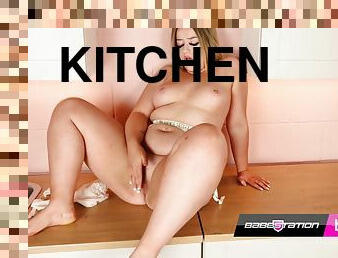 Watch Me Strip And Masturbate On The Kitchen Counter