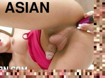 asyano, dyakol-masturbation, puwetan, talsik-ng-tamod, laruan, lalaking-babae, taga-thailand, tamod, labing-walong-taon, laruang-titi