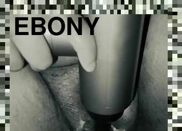 Super Creamy Ebony Cums For BBC (Full Vid On OF)