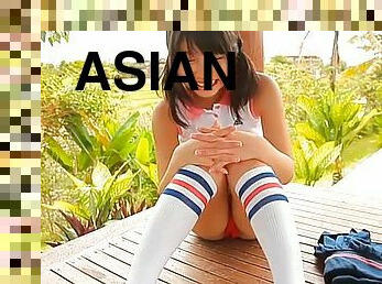 asia, sayang, jepang, upskirt-bagian-dalam-rok, kepang-rambut, celana-dalam-wanita