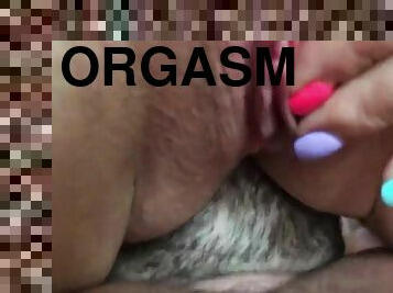 He Drinks My Pussy Juice. Close Up. Pulsating Female Orgasm