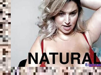 Natural Monster Tits Blonde Latina Posing