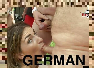 Extreme Hardcore German Gangbang And Creampie Party