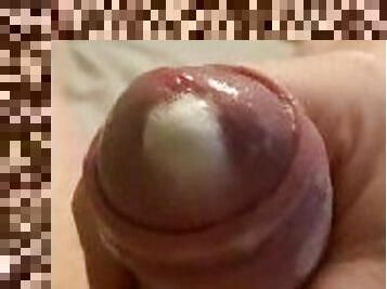 svær, onani, cumshot, stor-pikk, tenåring, handjob, creampie, cum, pikk, erting