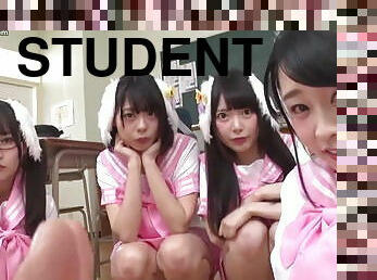 Husagiko girls school student and fluffy foreign world school life